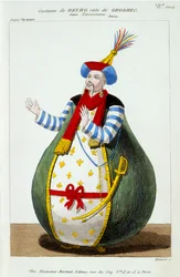 Traje de Beurg, del Circo Olímpico, en el papel de Grosbec en Zazezizozu, de 